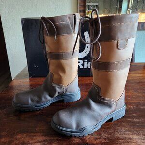 TuffRider Ladies Waterproof Short Country 9 Horse Riding Boots New Brown River